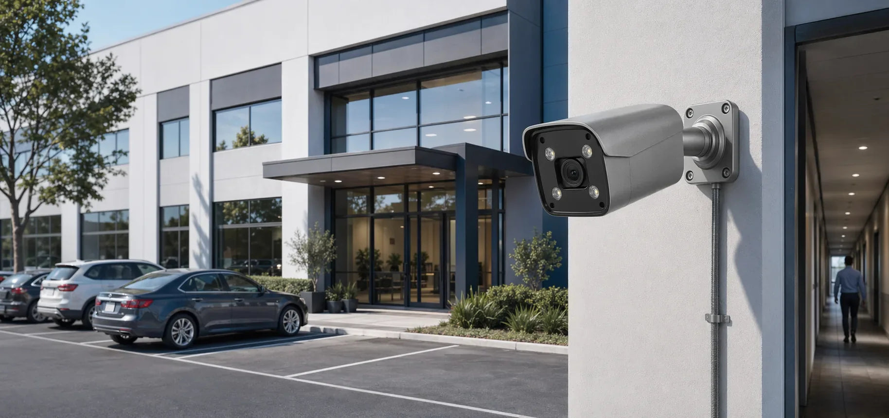 QuarkView IP security camera system for home and business surveillance planning