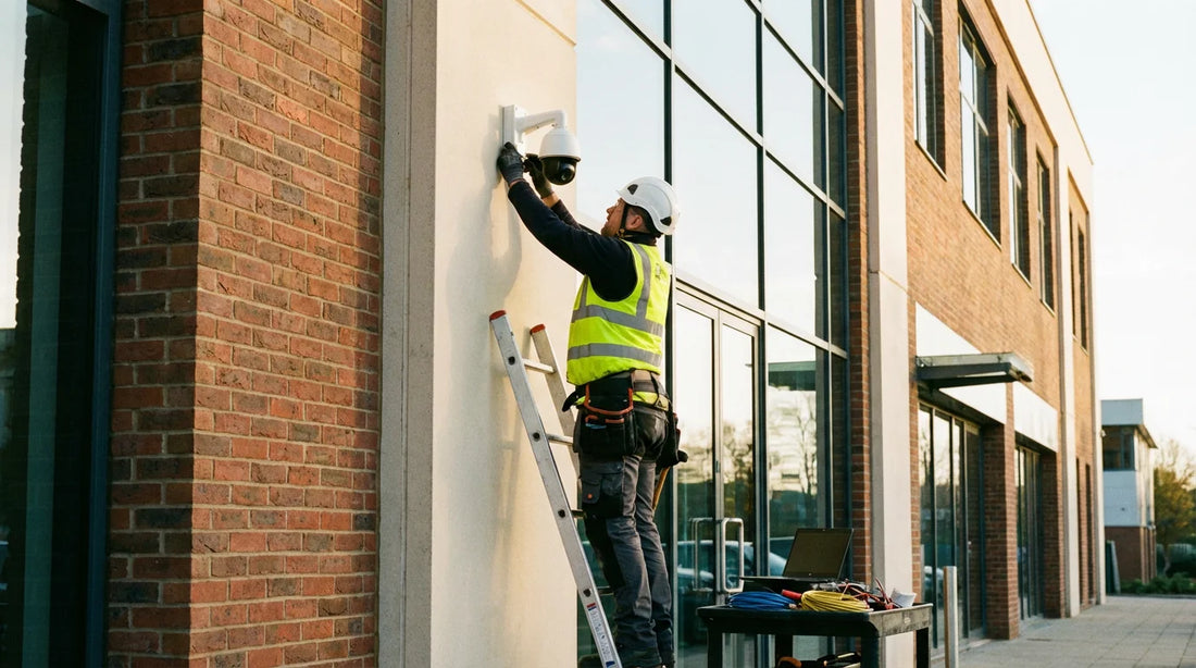 Professional security camera installer