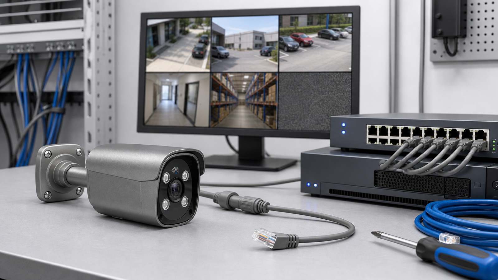 QuarkView CCTV troubleshooting for security camera and NVR surveillance system diagnostics
