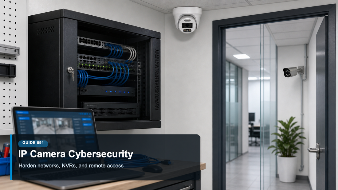 QuarkView IP camera and NVR cybersecurity planning dashboard for secure surveillance systems