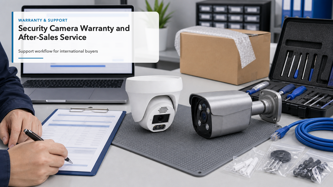 QuarkView security camera warranty and after-sales support evaluation desk