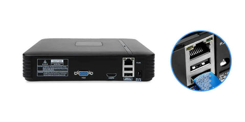 16CH Mini NVR for IP Security Camera with Motion Detection