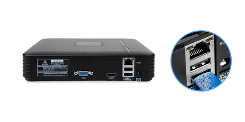 16CH Mini NVR for IP Security Camera with Motion Detection