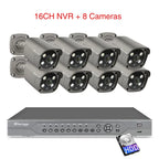 16CH Outdoor PoE AI Camera System with 5MP IP Camera
