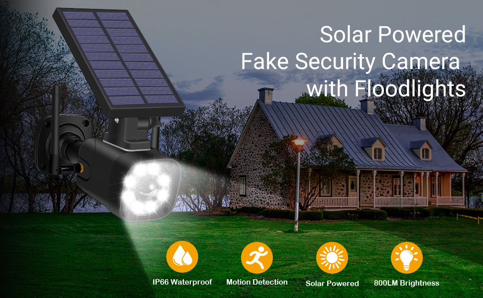 Dummy Camera Fake Security Camera with LED (Pack of 2PCS)