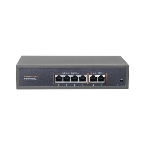 4+2 Port PoE+ Ethernet Switch product image