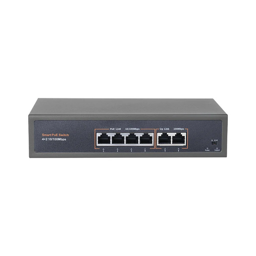 4+2 Port PoE+ Ethernet Switch product image