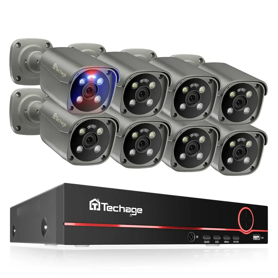 Quarkview 4K PoE Camera System with Human and Vehicle Detection