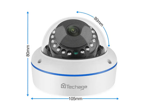 5MP Dome 48V PoE Camera with 2.8mm Lens