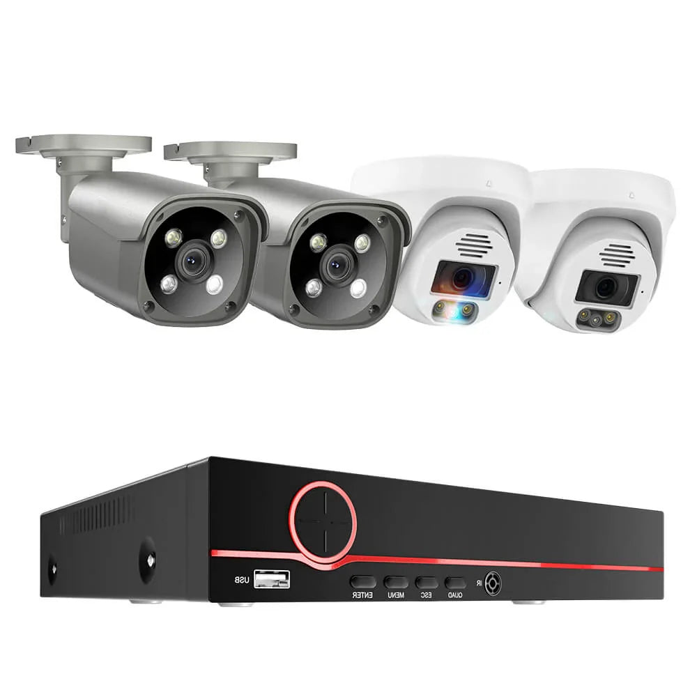 8CH 5MP PoE Camera System with Face Detection