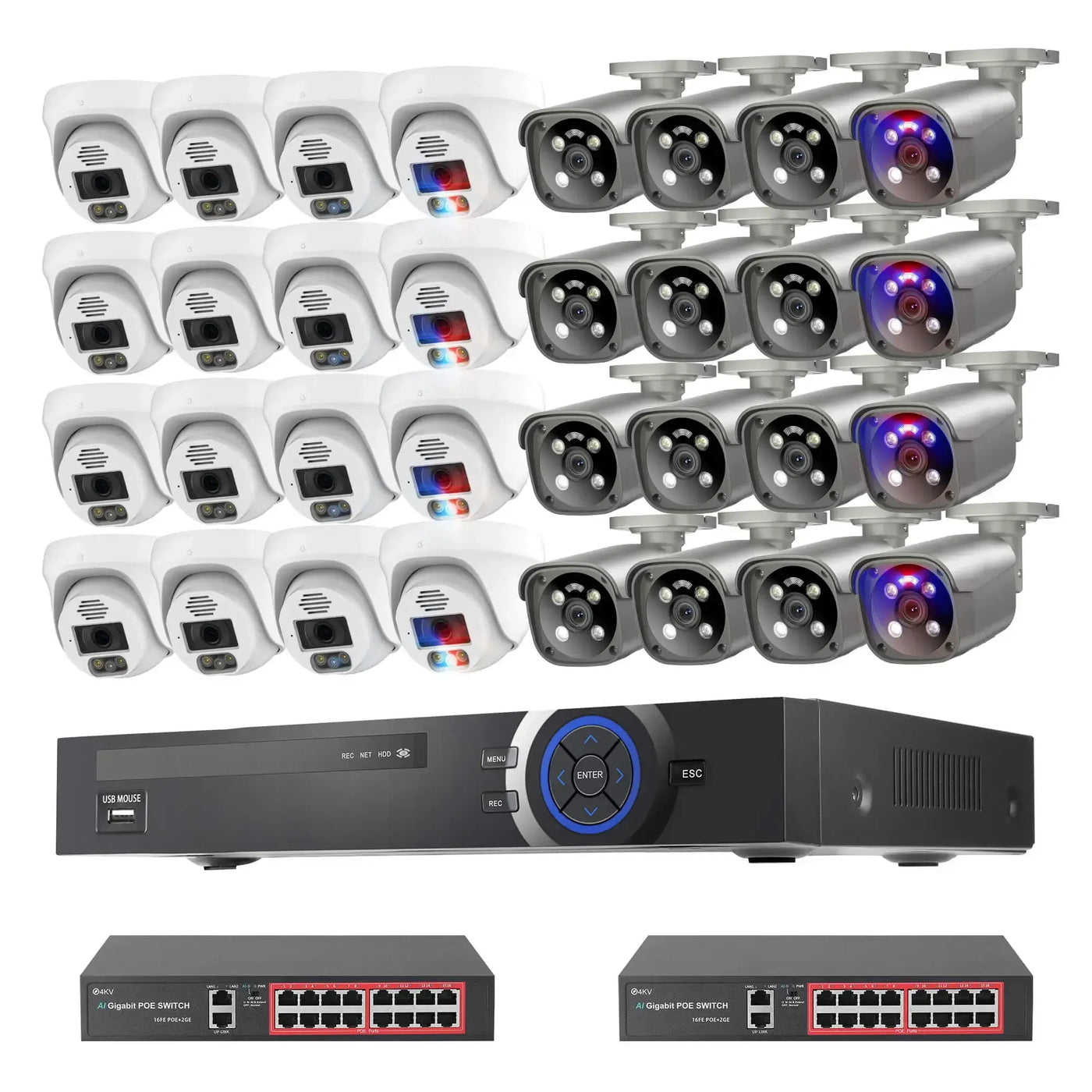 32CH 8MP PoE Color Night Vision System product image