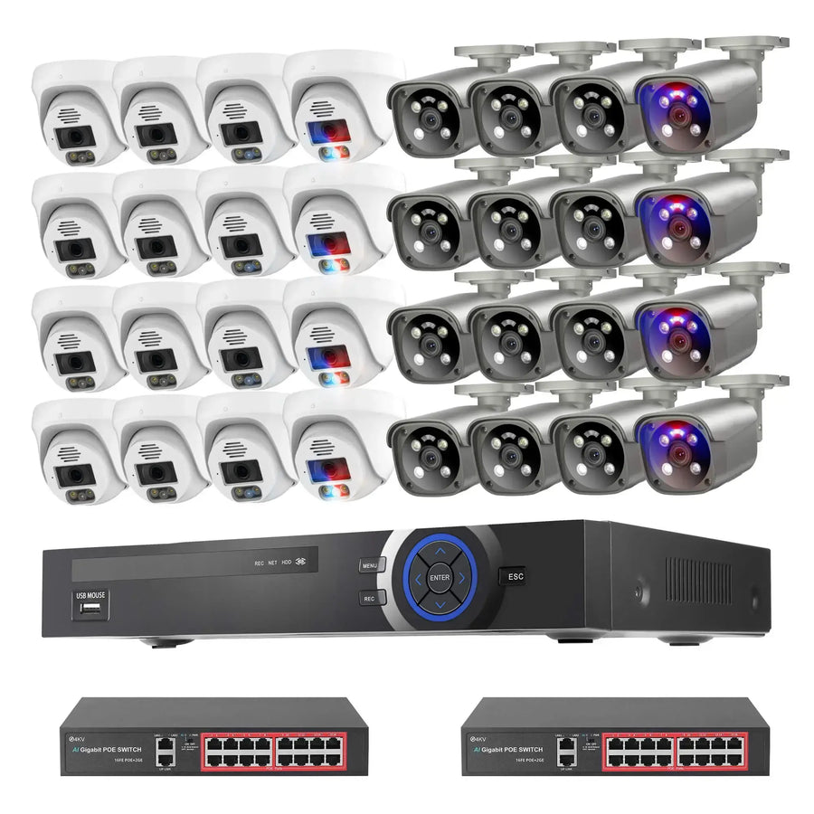 32CH 8MP PoE Color Night Vision System product image