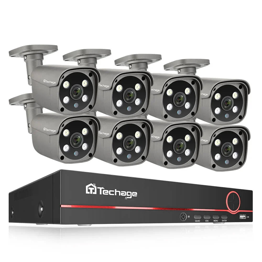 8CH 5MP PoE Camera System with Two-Way Audio 605GP-AI