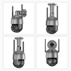 4MP 8MP PT WiFi Camera Gary with Motion Spotlight