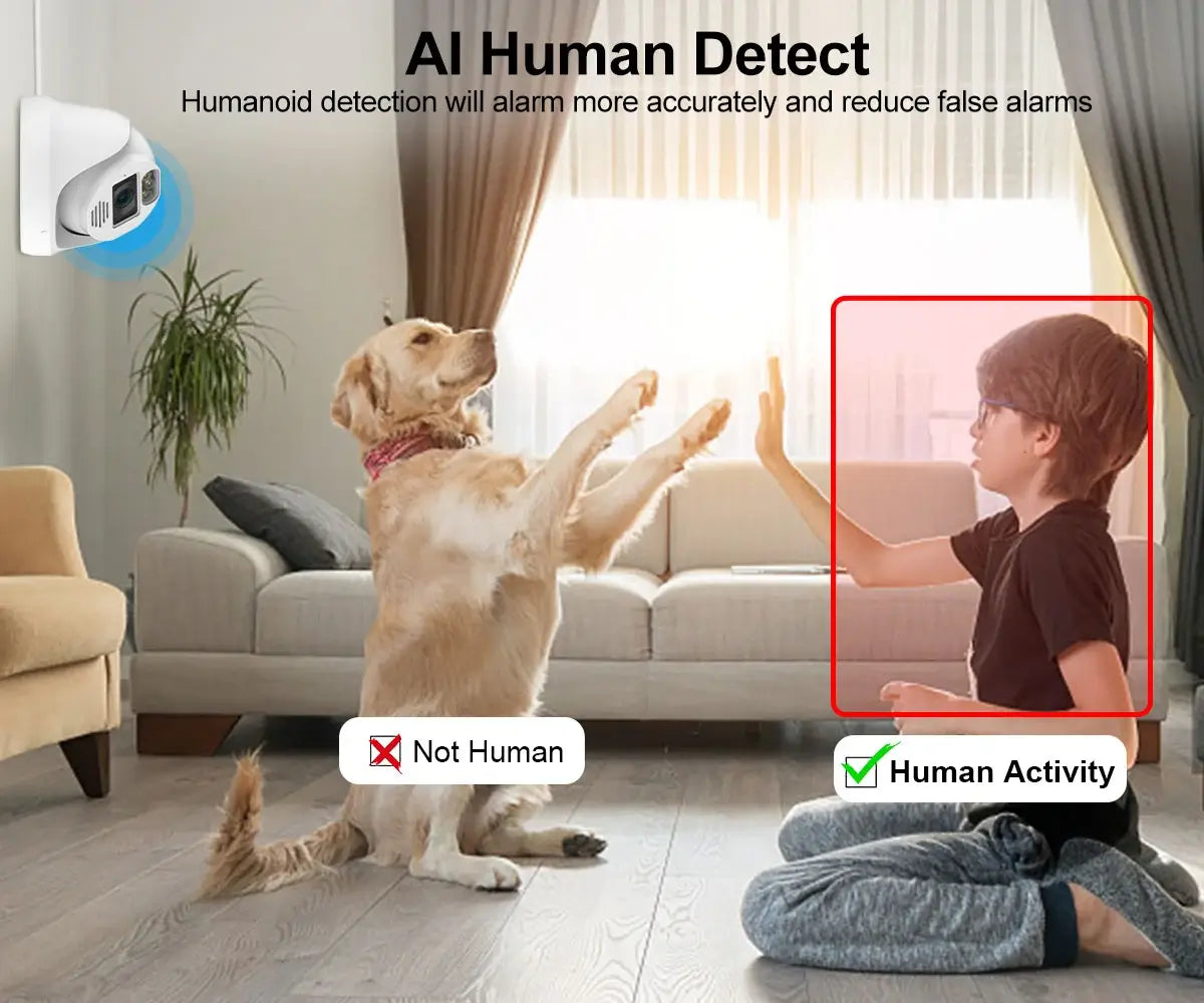 8MP Dome PoE Camera with AI Night Vision