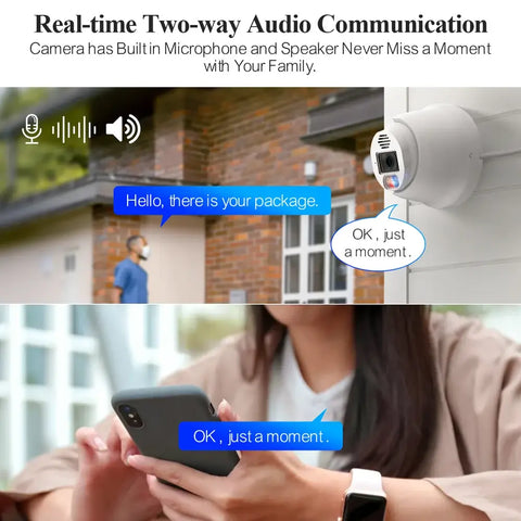 8MP Dome PoE Camera with AI Night Vision