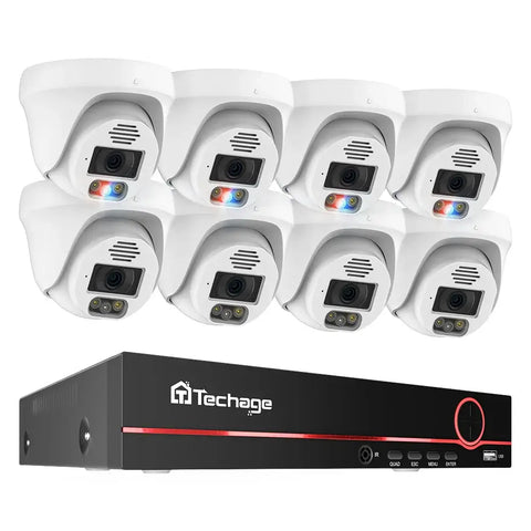 5MP PoE Camera Kit with Dome Camera and Person / Vehicle Detection