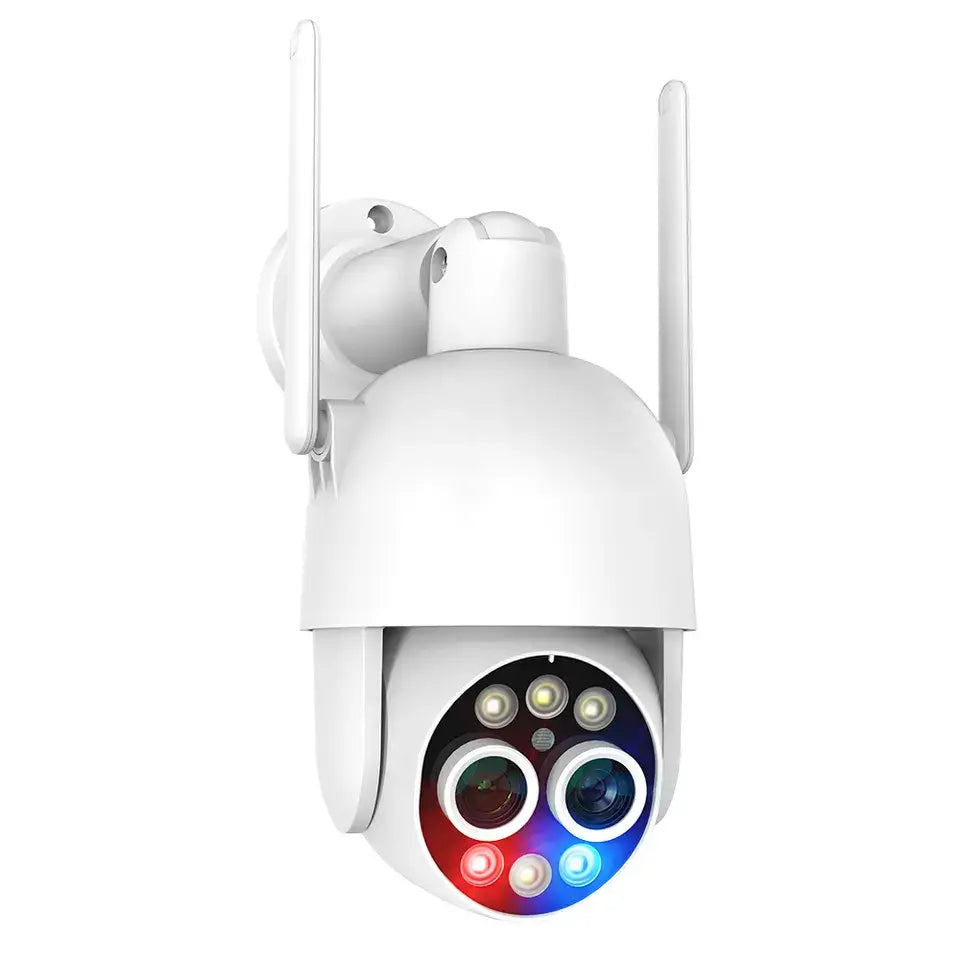 8X WiFi PTZ Security Camera Dual-Lens Auto Tracking