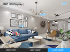 5MP Indoor PoE Camera System With 24-Hour Recording