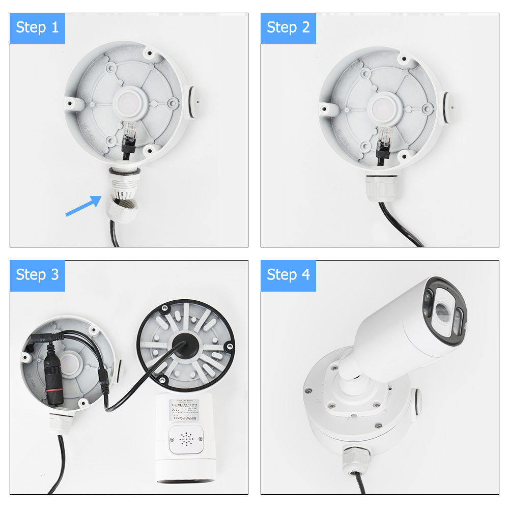IP66 Waterproof Iron Junction Box for Security Surveillance IP Camera