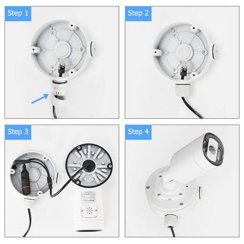 IP66 Waterproof Iron Junction Box for Security Surveillance IP Camera