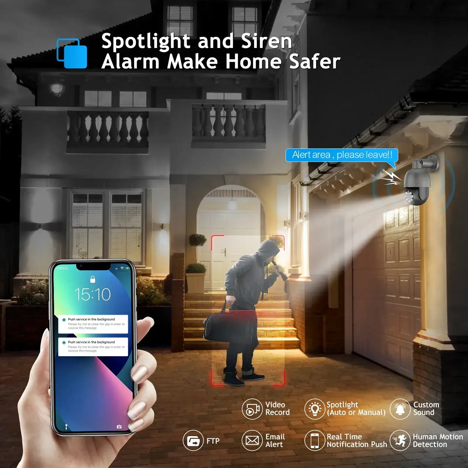 8MP / 5MP 360° PoE AI Camera with SD Card Support