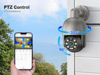 8MP 360° Outdoor PoE Camera System with Pan Control
