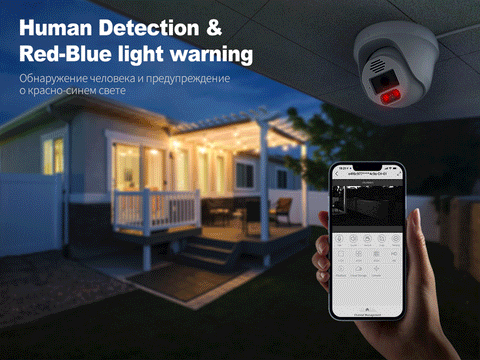 8MP Indoor PoE Camera System with Car and Face Detection