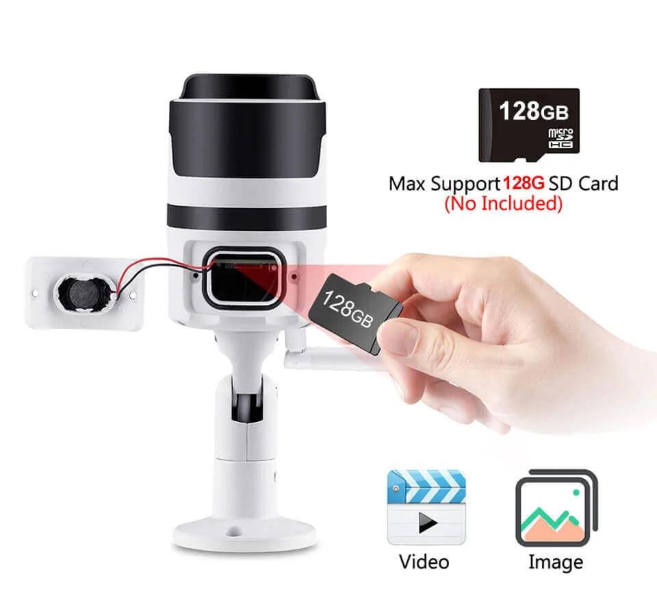 8CH 3MP Wireless Security Camera System for Outdoor / Indoor Use