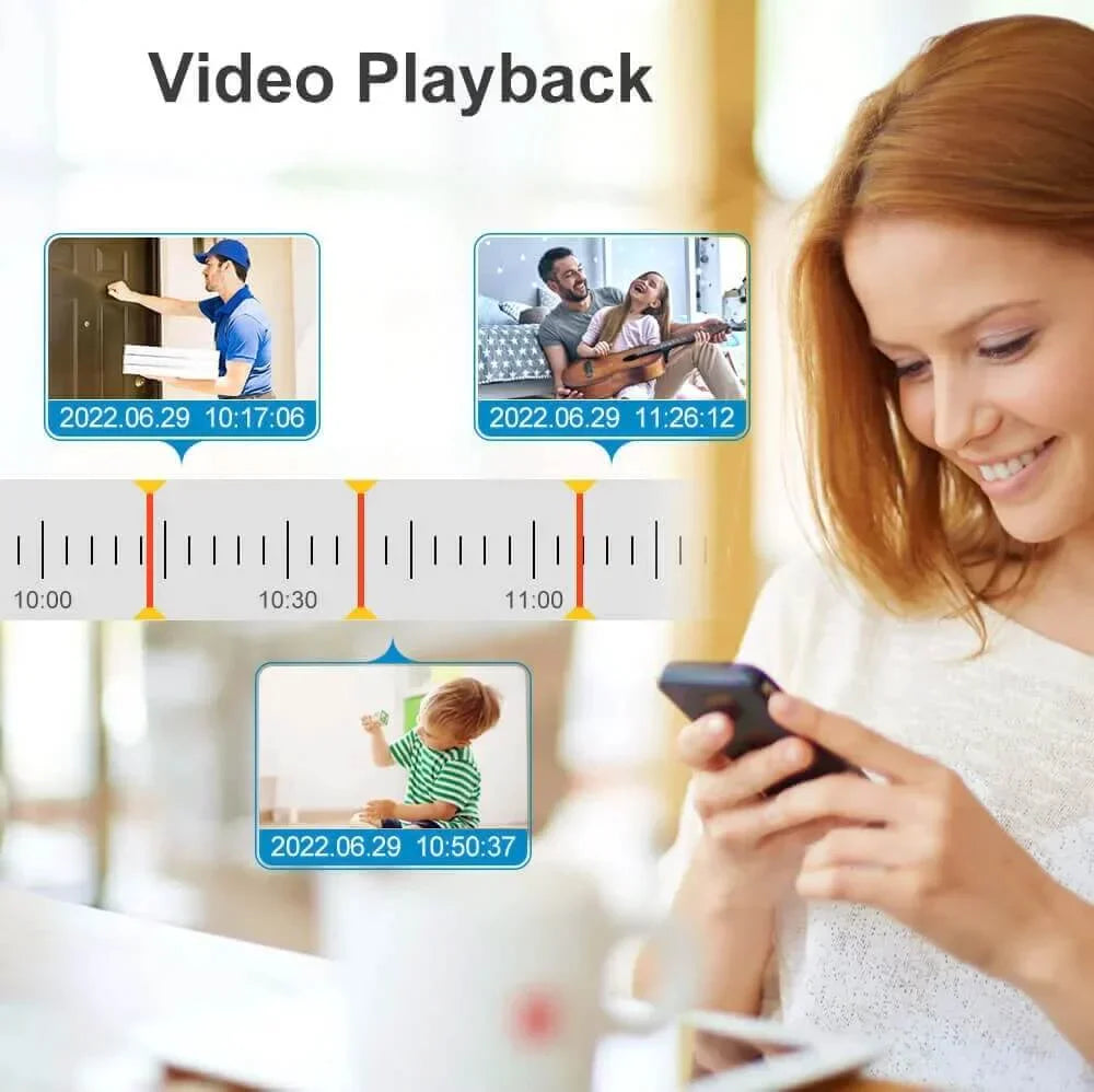 5MP Wireless Camera System with Smart AI Human Detection