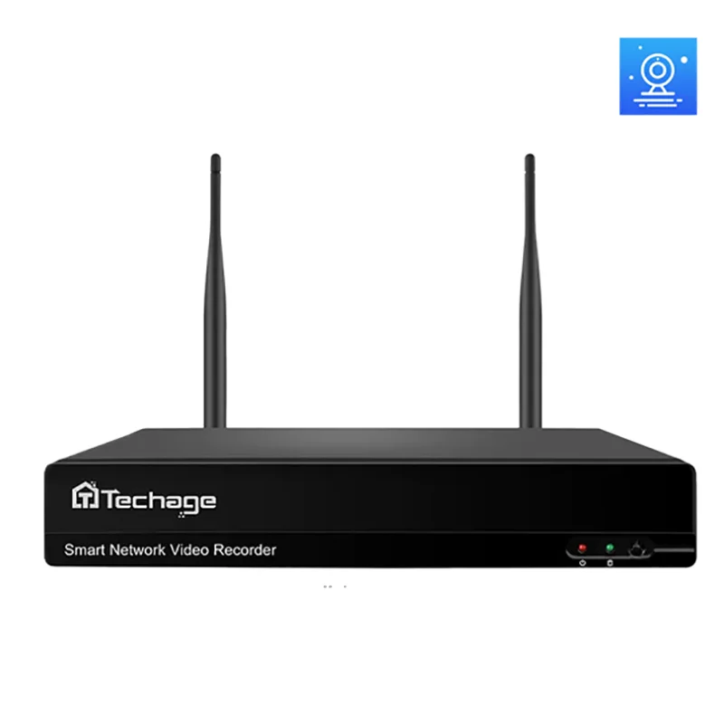 QuarkView 8CH H.265 3MP Wireless NVR Recorder for WiFi EseeCloud CCTV Cameras
