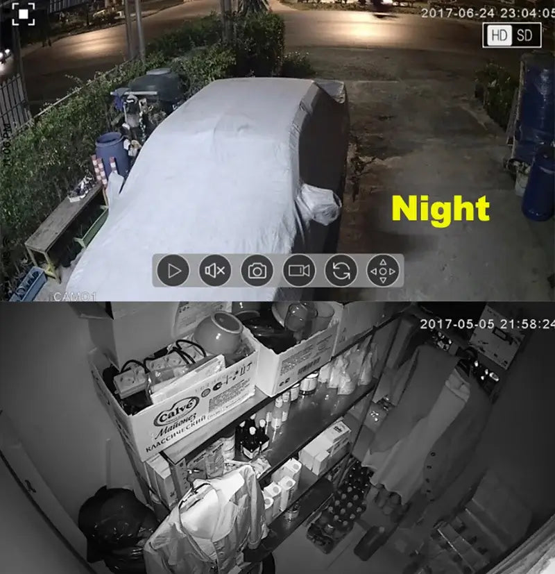 32CH Home Security System with 5MP PoE AI Wired Camera