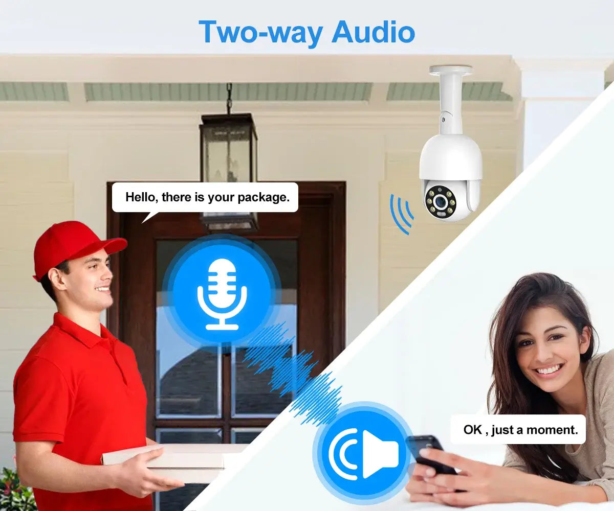5MP Outdoor PoE Camera with Cloud Storage Support