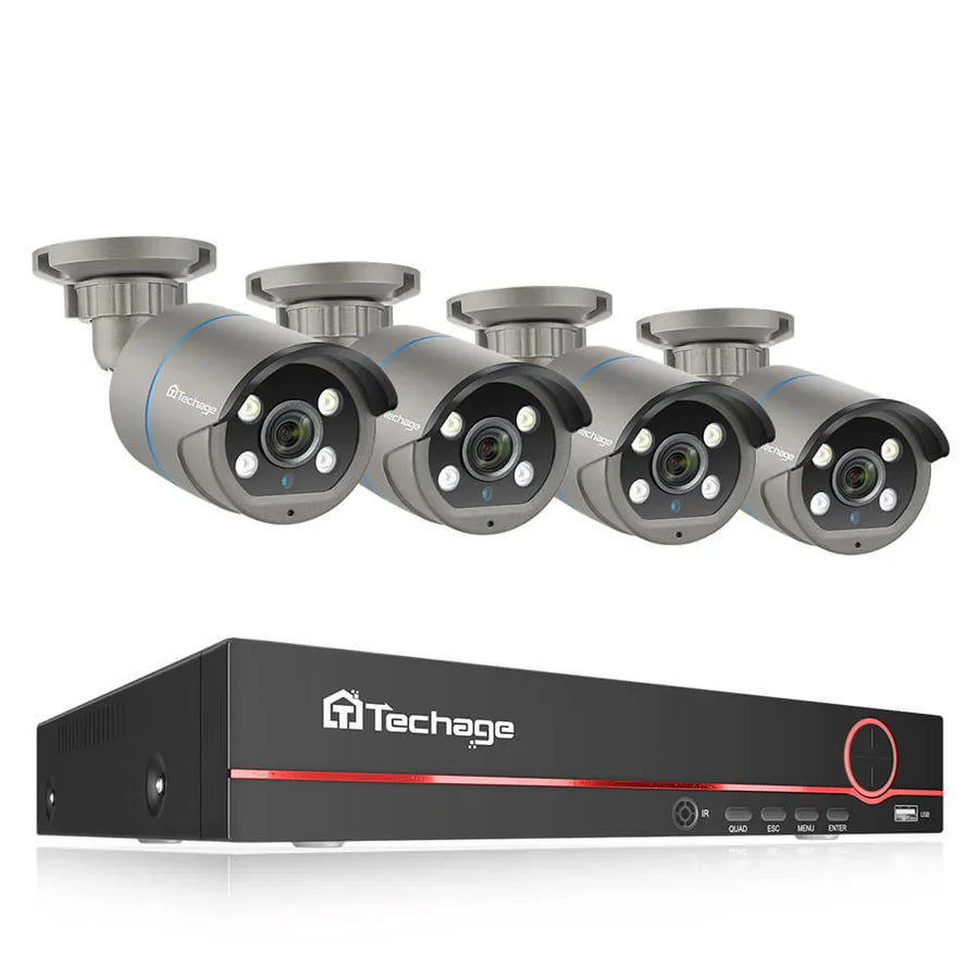 4MP PoE Camera Kit with Color Night Vision product image
