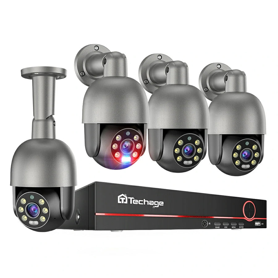 4MP PoE Camera Kit with Smart AI Motion Detection