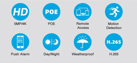 16CH PoE NVR Recorder with Max 4K Camera Support