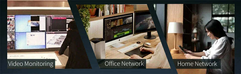 PoE Switch with 16 PoE Ports + 2 Gigabit Uplink