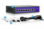 8+2 Port PoE+ Ethernet Switch