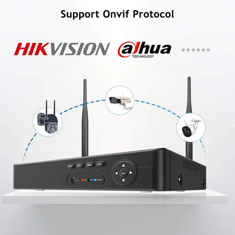 5.0 Megapixel 8-Channel WiFi NVR Network Video Recorder