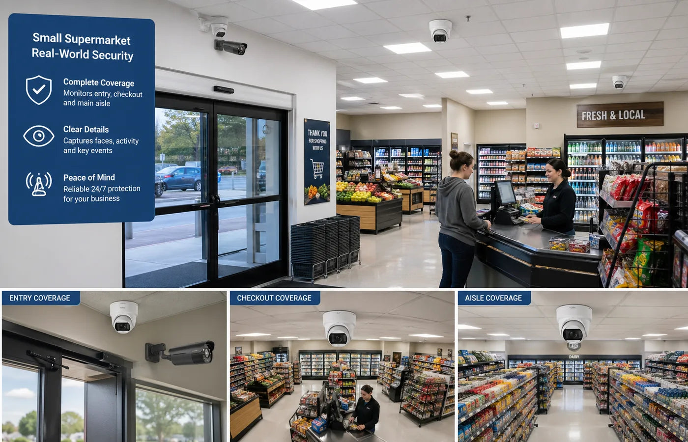 Retail, office, and clinic sites
