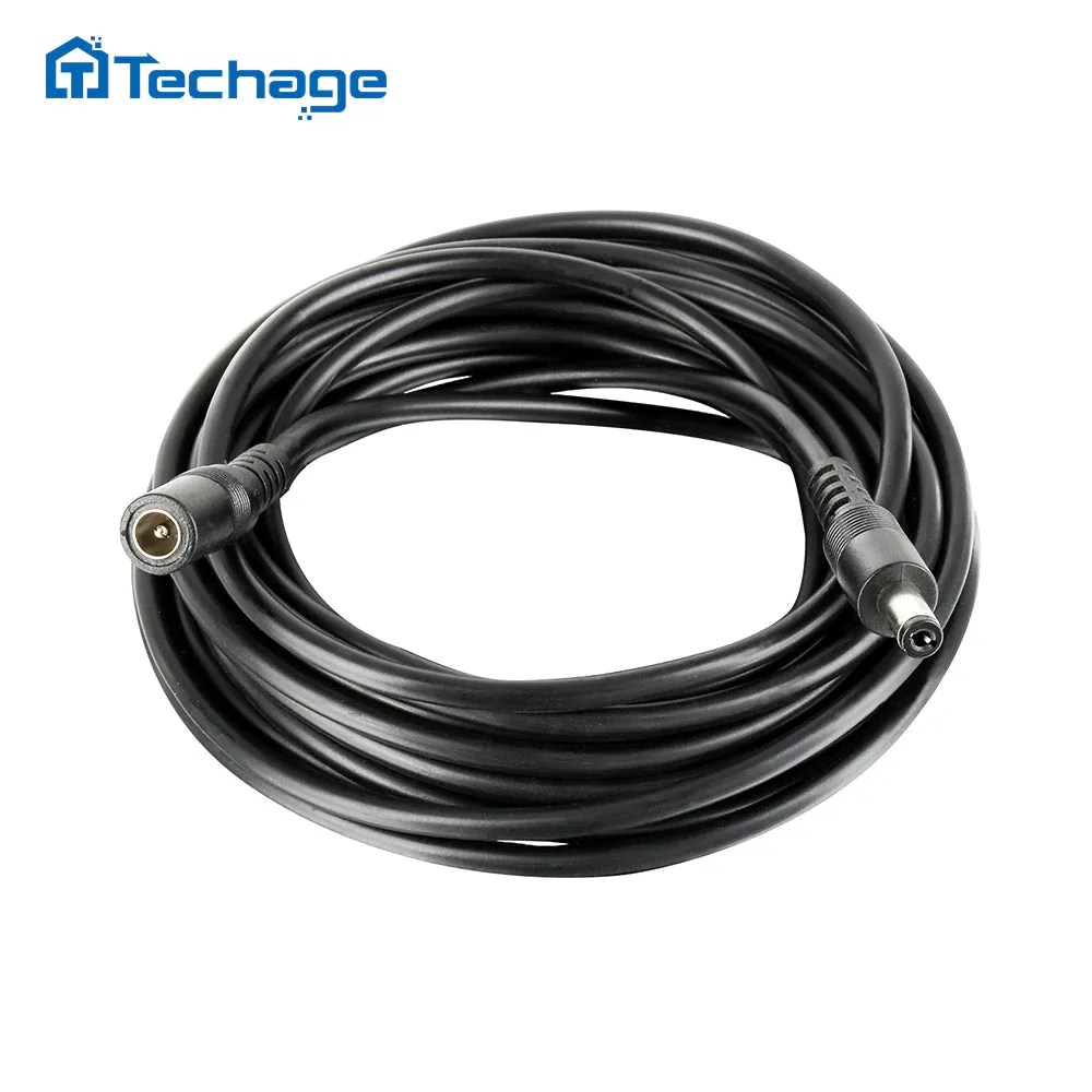 DC Power Extension Cable for Camera Power Supply Adapter Cord 5.5mm x 2.1mm Male Plug product detail
