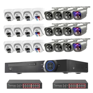 32CH PoE System with DM27SP and 605GP Cameras