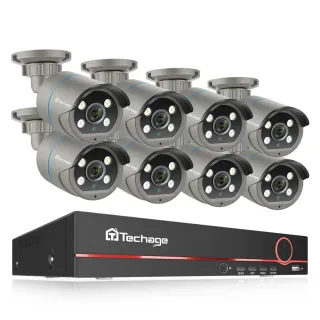 4MP PoE Camera Kit with Color Night Vision