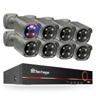 4K PoE Camera System with Human and Vehicle Detection