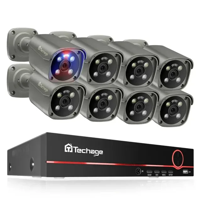 QuarkView 605GP 8MP PoE Camera Kit with 8CH NVR
