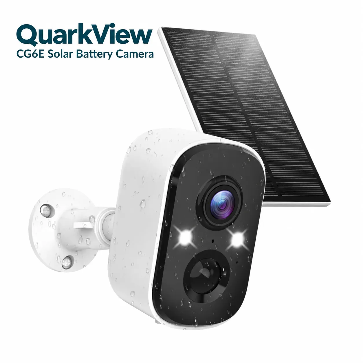 Camera beside a separate solar panel, reference image